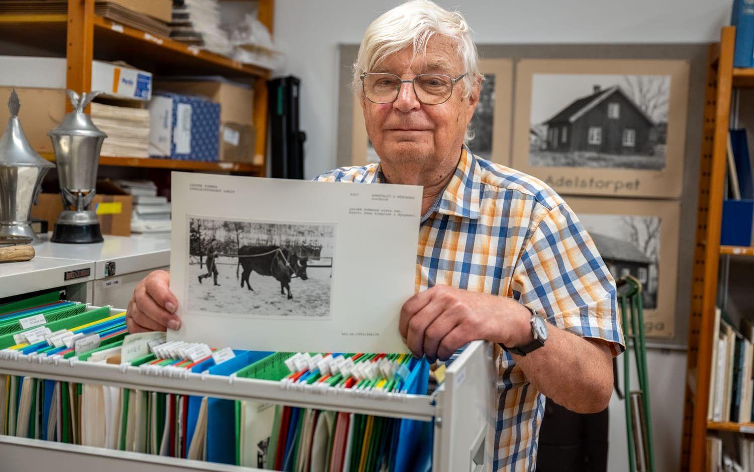 Bo Anders Berntsson har länge arbetat med att arkivera fotografier.