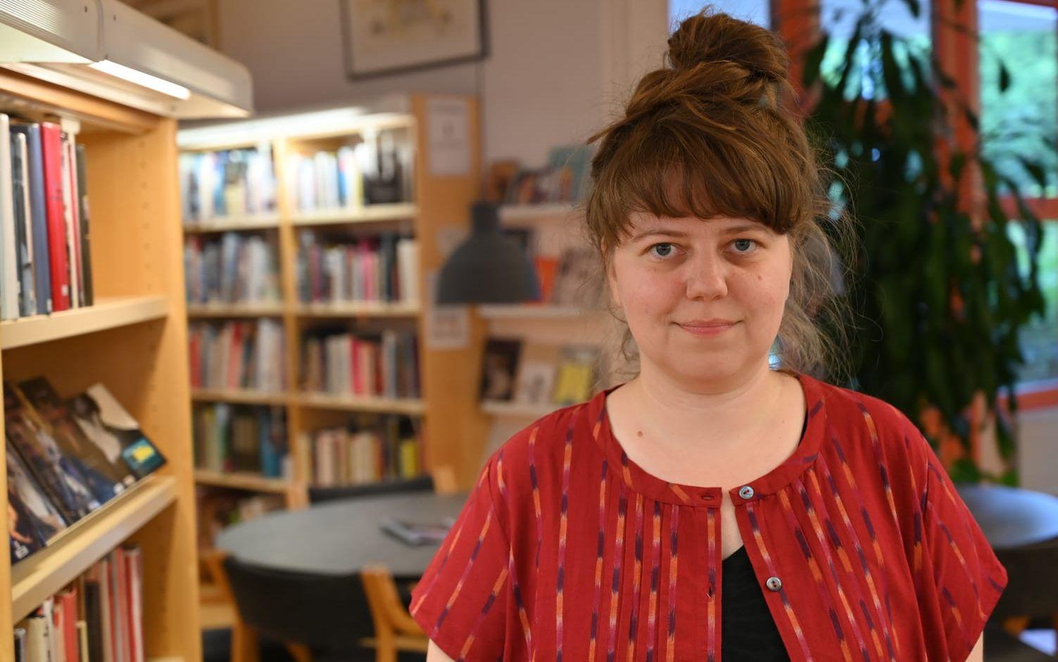 Matilda Cederqvist är ansvarig för bibliotekets nya bokmässa.